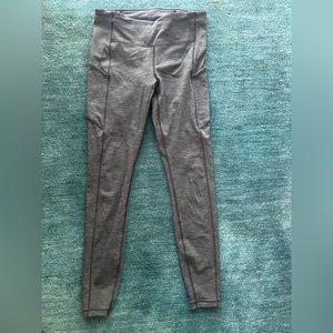 Lululemon Speed Up Tight Full On Luxtreme 28” Size 6 Heathered Deep Coal